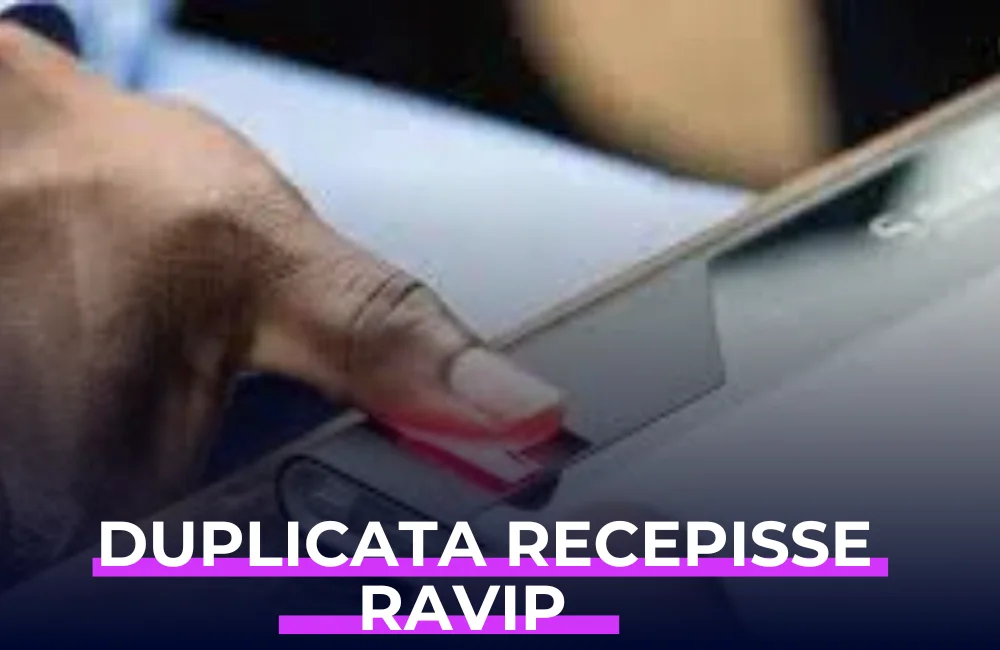 Duplicata Récépissé Ravip